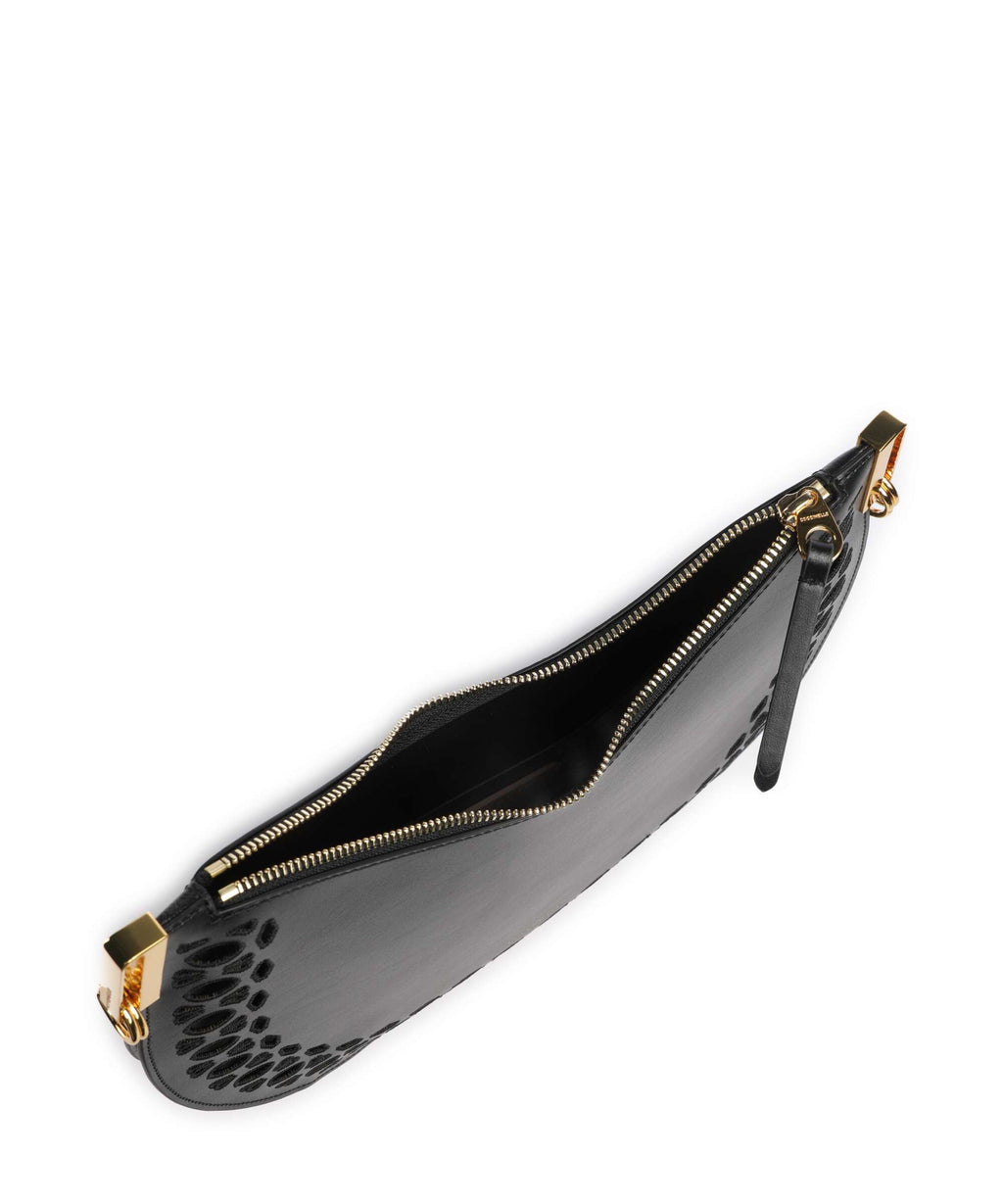 Coccinelle Sunup Monogram Sangallo Hobo bag noir