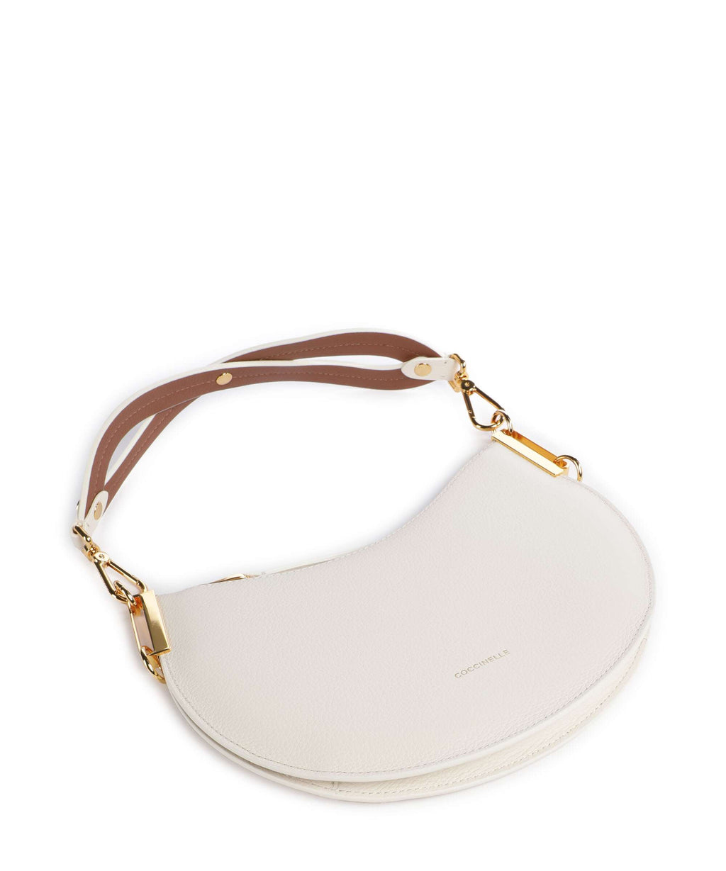 Coccinelle Sunup Shoulder bag pearl/cognac