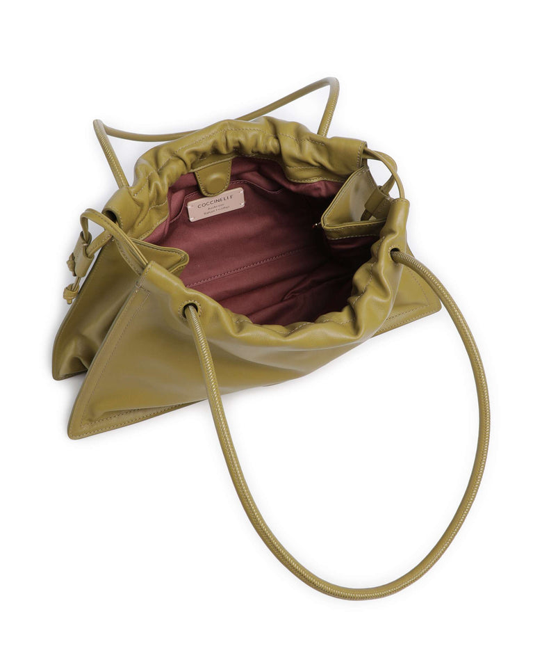Coccinelle Dulse Bucket bag seagrass