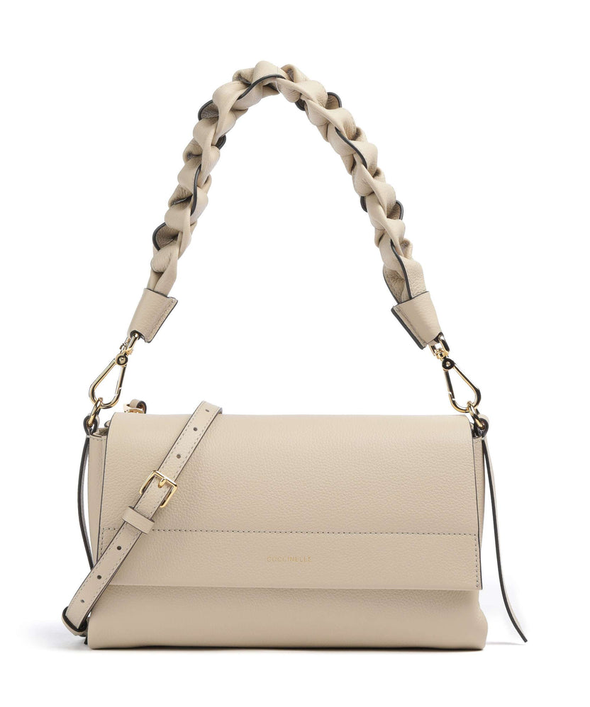 Coccinelle Boheme Grana Double Shoulder bag sandshell/seagrass