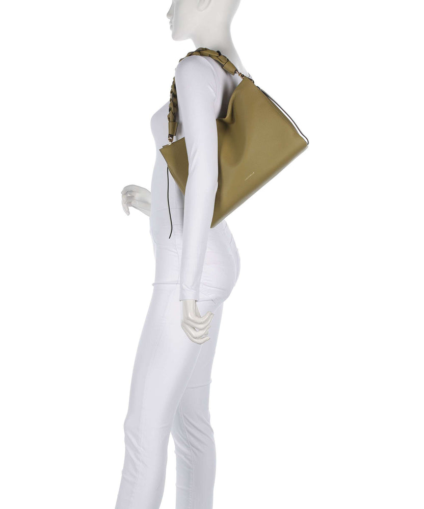 Coccinelle Boheme Grana Double Handbag seagrass/sandshell