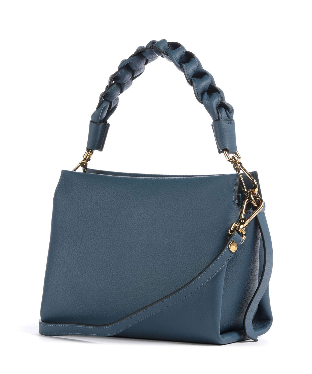 Coccinelle Boheme Grana Double Handbag deep blue/sandshell