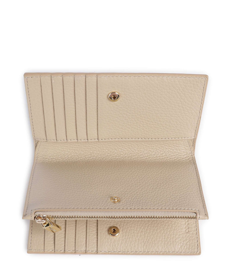Coccinelle Metallic Soft Wallet sandshell