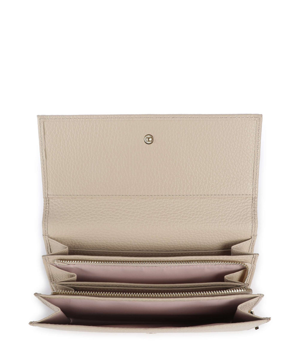 Coccinelle Metallic Soft Wallet sandshell