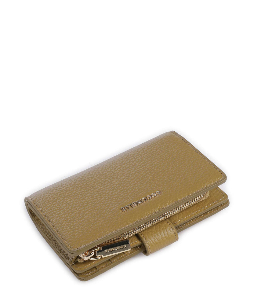 Coccinelle Metallic Soft Wallet seagrass