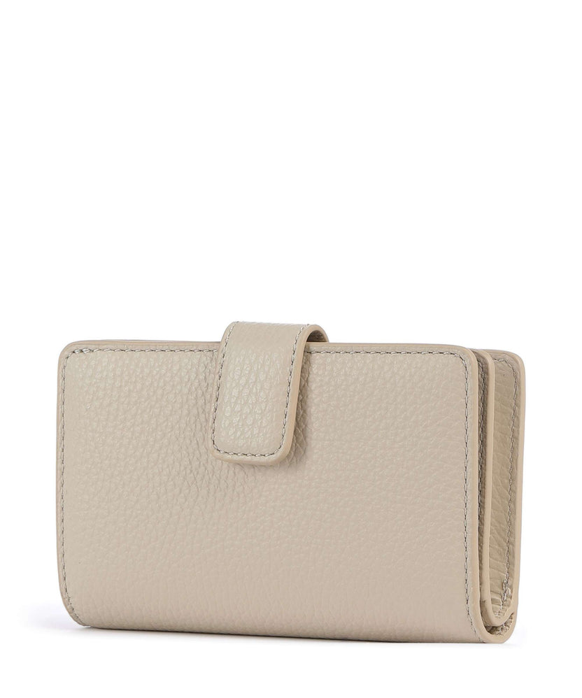 Coccinelle Metallic Soft Wallet sandshell