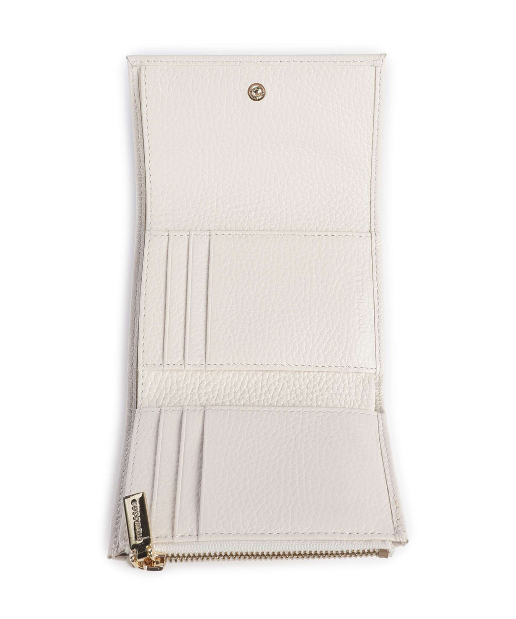 Coccinelle Metallic Soft Wallet pearl