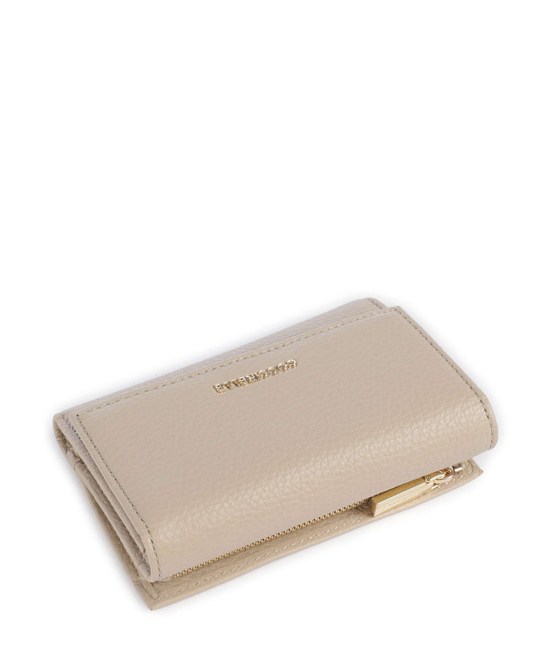Coccinelle Metallic Soft Wallet sandshell
