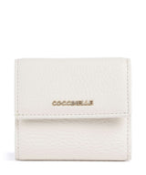 Coccinelle Metallic Soft RFID Portefeuille pearl