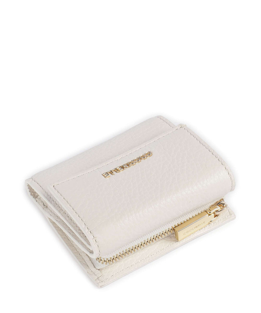 Coccinelle Metallic Soft RFID Wallet pearl