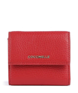 Coccinelle Metallic Soft RFID Portefeuille scarlet