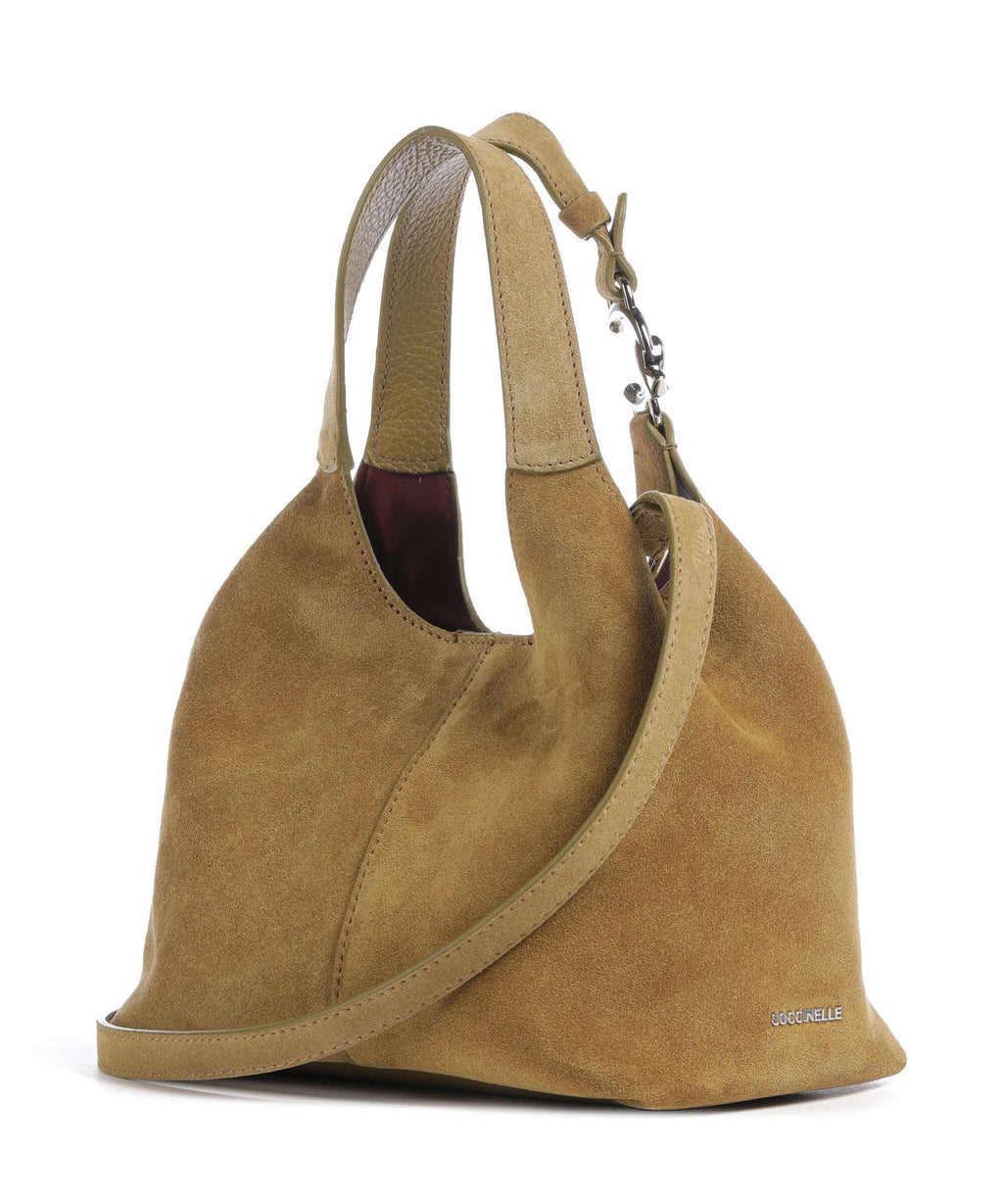 Coccinelle C-Easy Suede Handbag seagrass