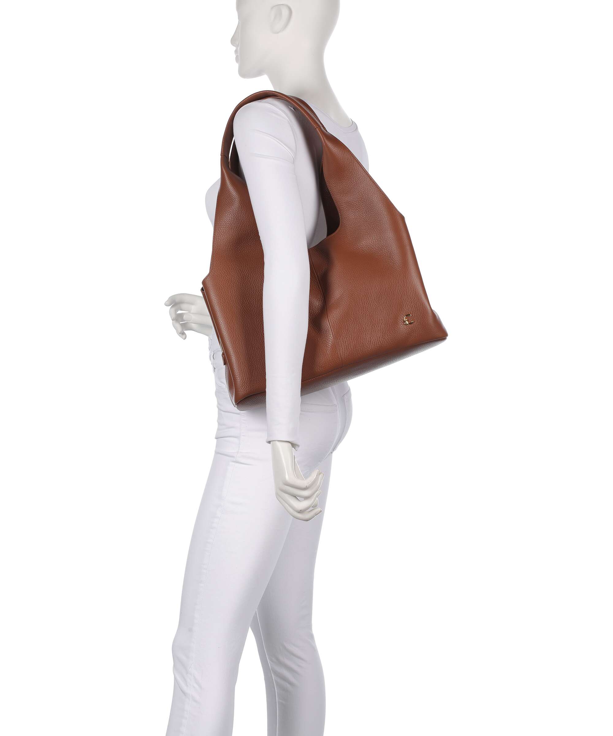 Coccinelle Nell Hobo bag cognac