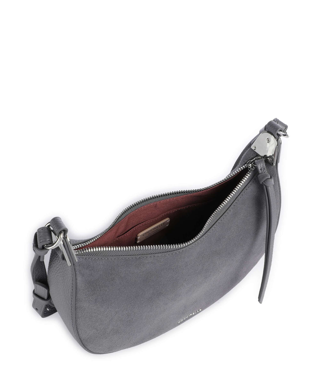 Coccinelle Fujiko Suede Crossbody bag stove