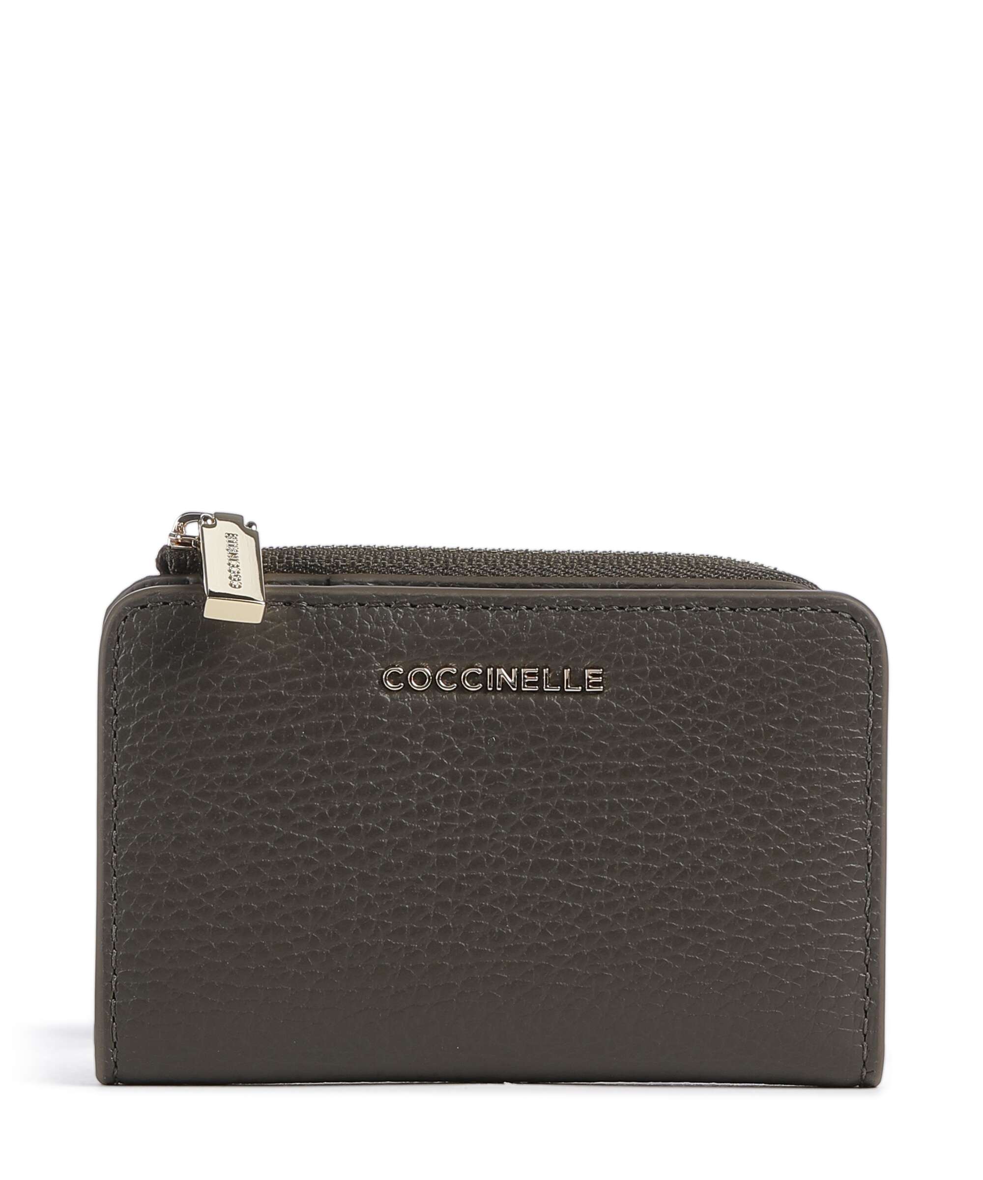 Coccinelle Metallic Soft Wallet fango
