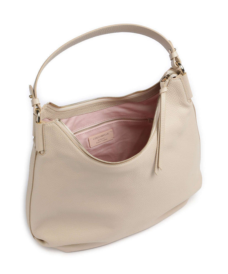Coccinelle Rebekka Hobo bag sandshell