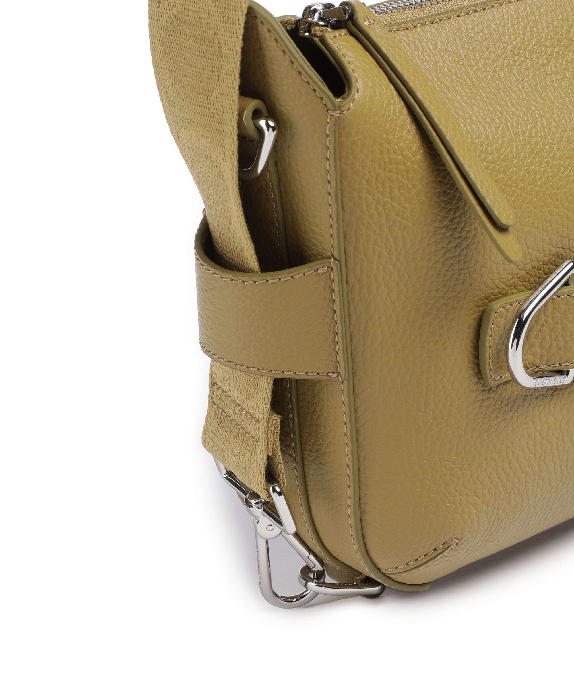 Coccinelle Gretel Ribbon Crossbody bag seagrass