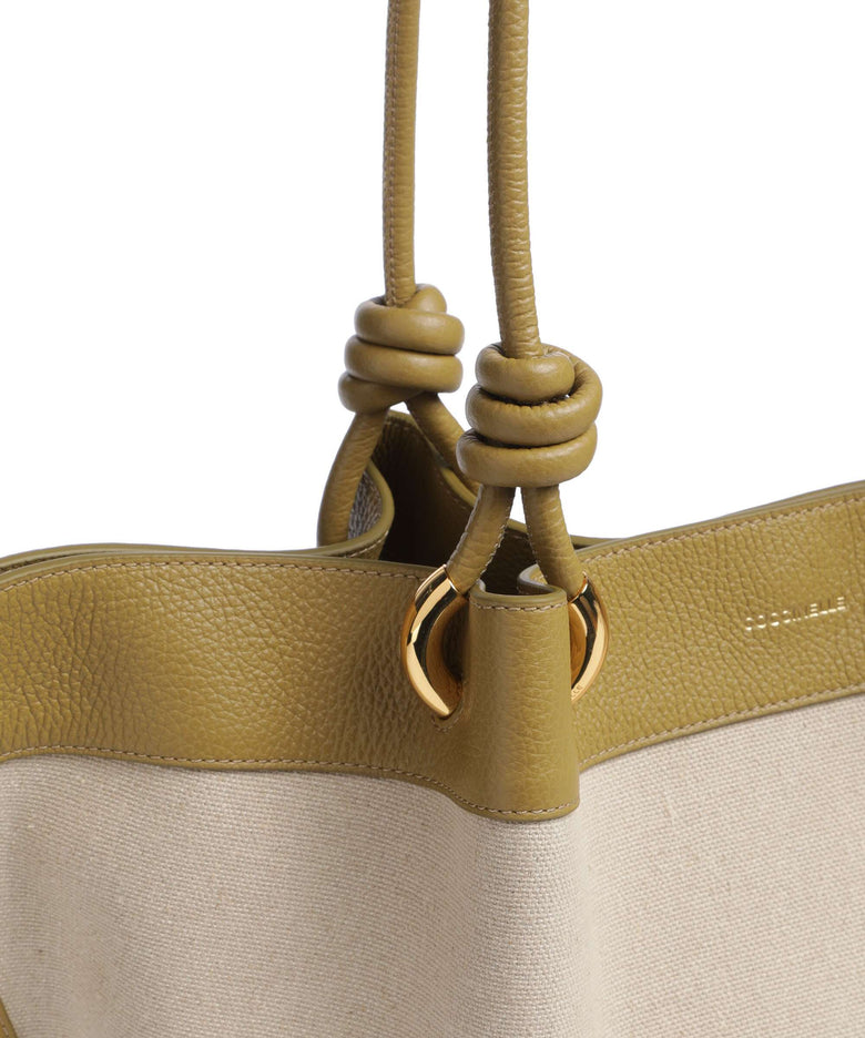 Coccinelle Finn Canvas Tote bag natural/seagrass