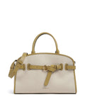 Coccinelle Sabine Canvas Handbag natural/seagrass