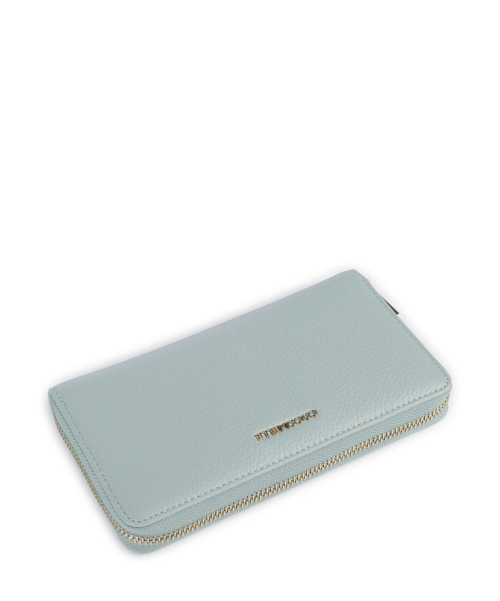 Coccinelle Metallic Soft Wallet aquamarine