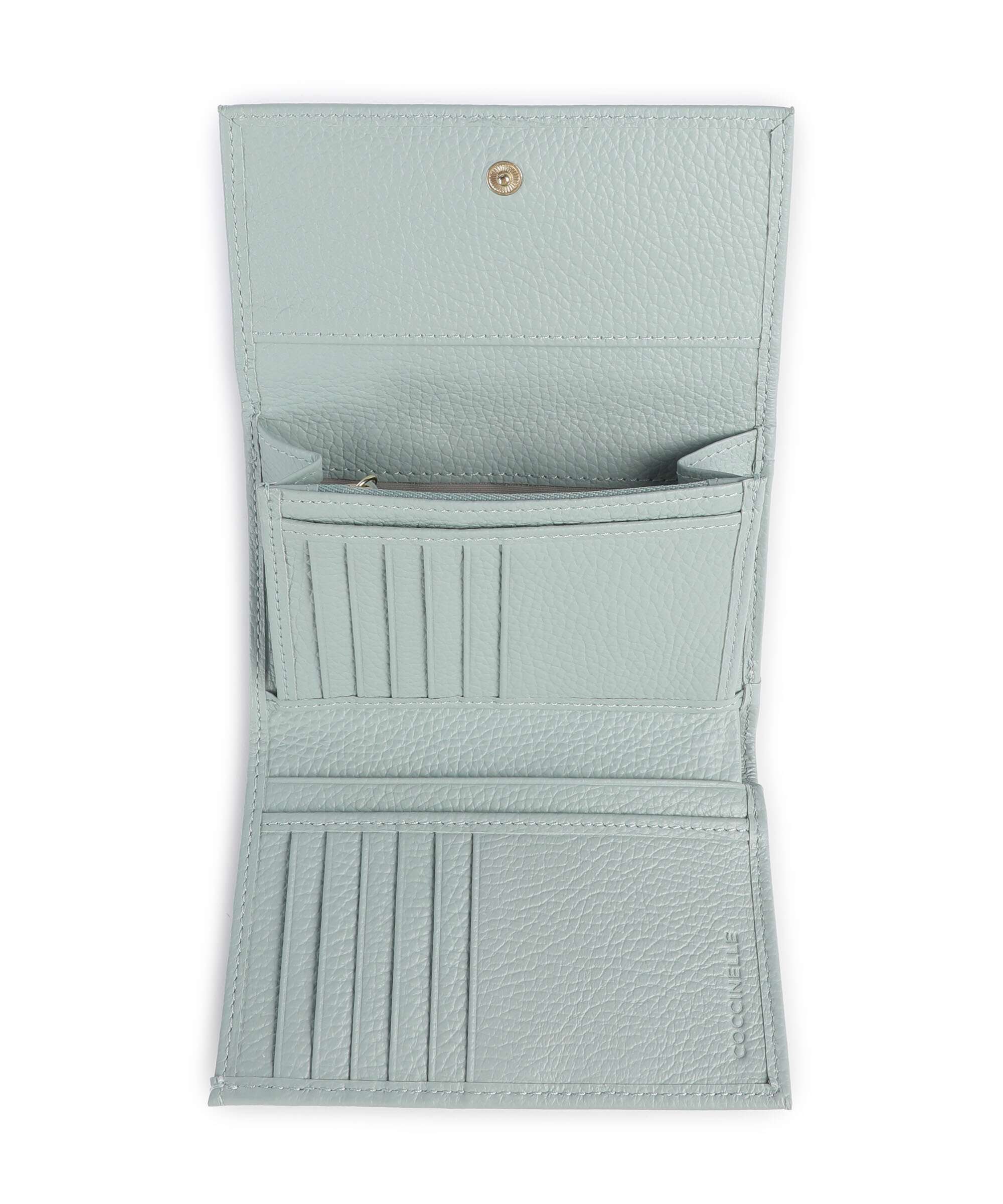Coccinelle Metallic Soft Wallet aquamarine