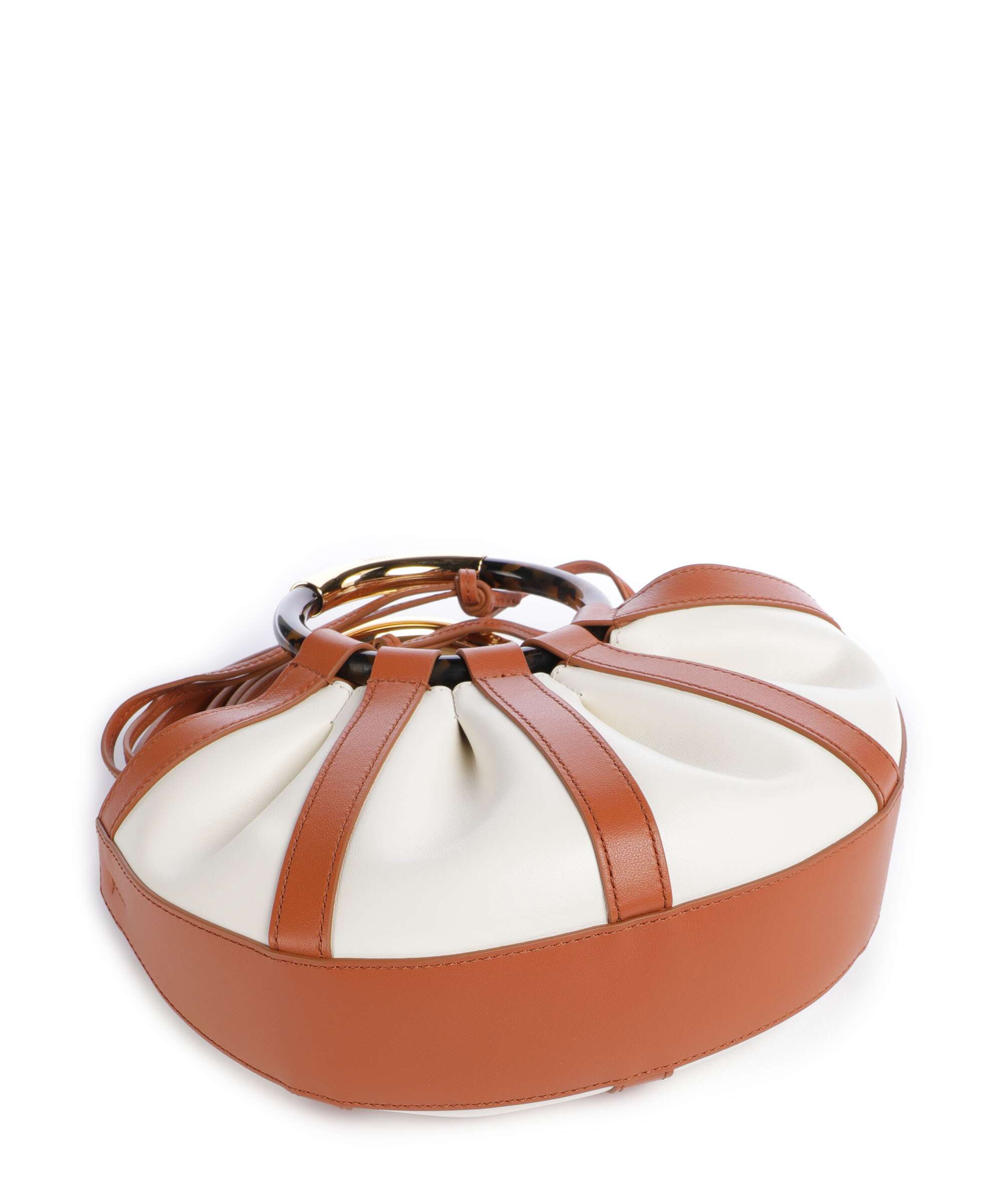 Coccinelle Shell Handbag crab/pearl