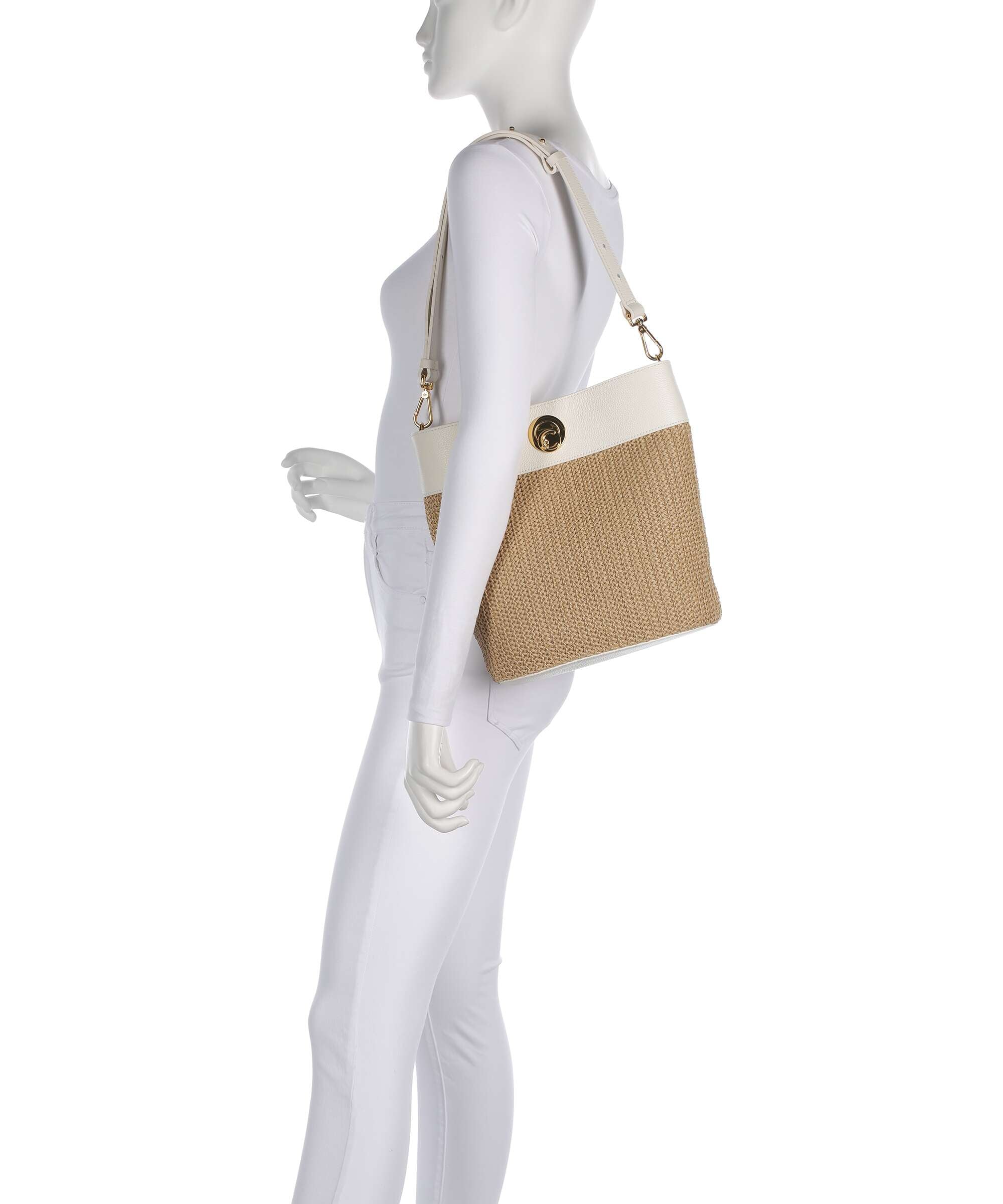Coccinelle Nikla Bucket bag natural/pearl
