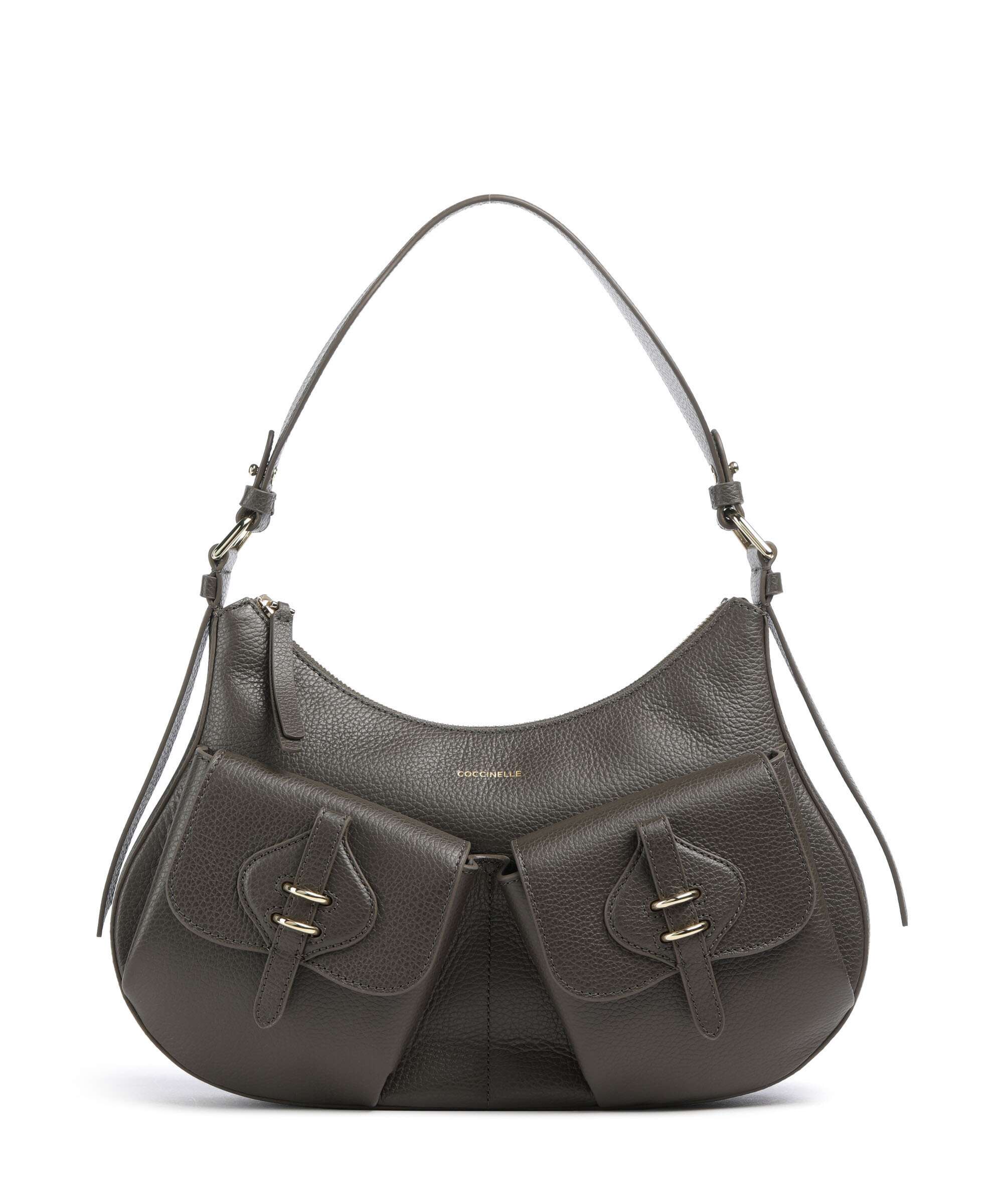 Coccinelle Mavery Pocket Hobo bag fango