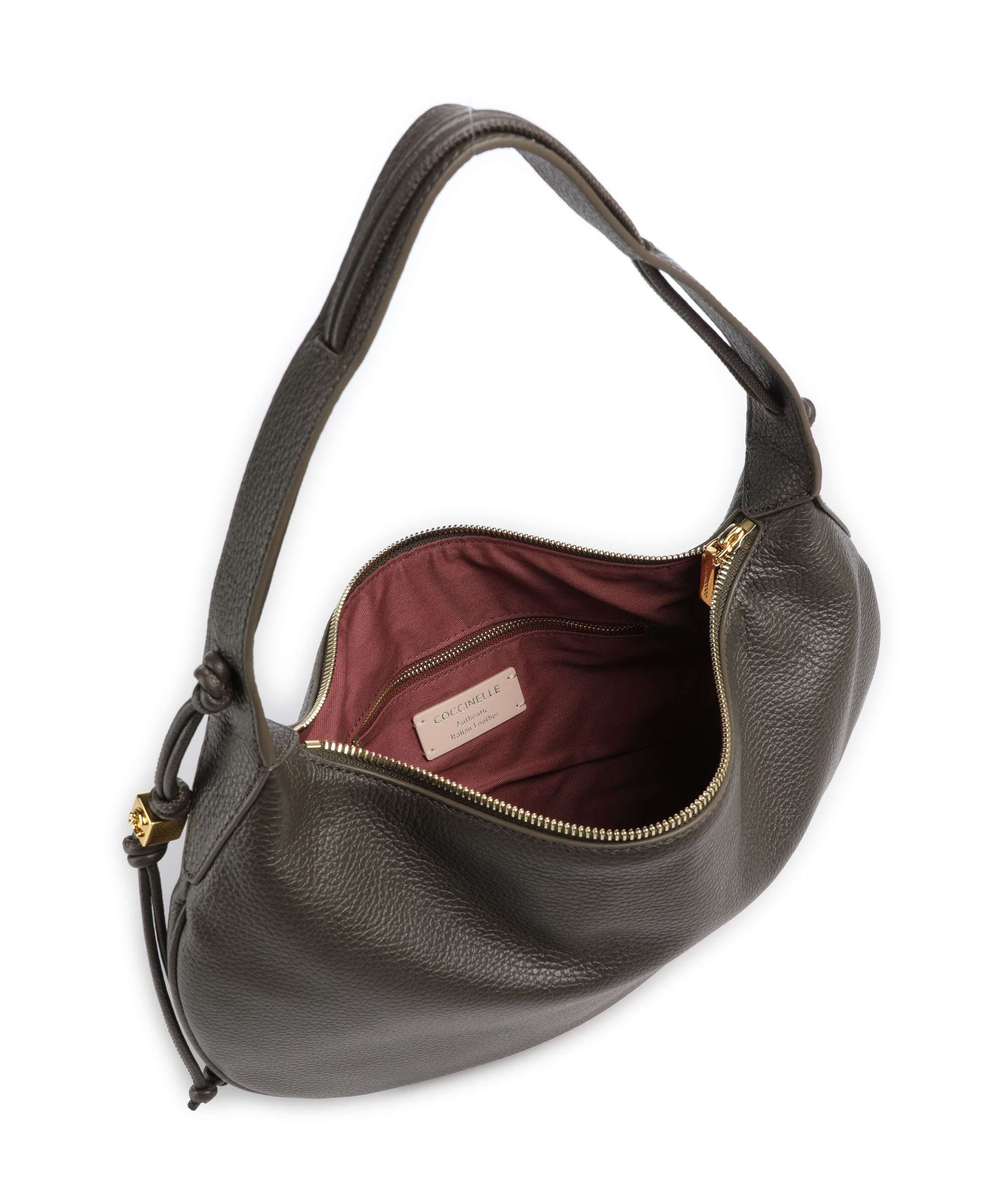Coccinelle Thess Hobo bag fango