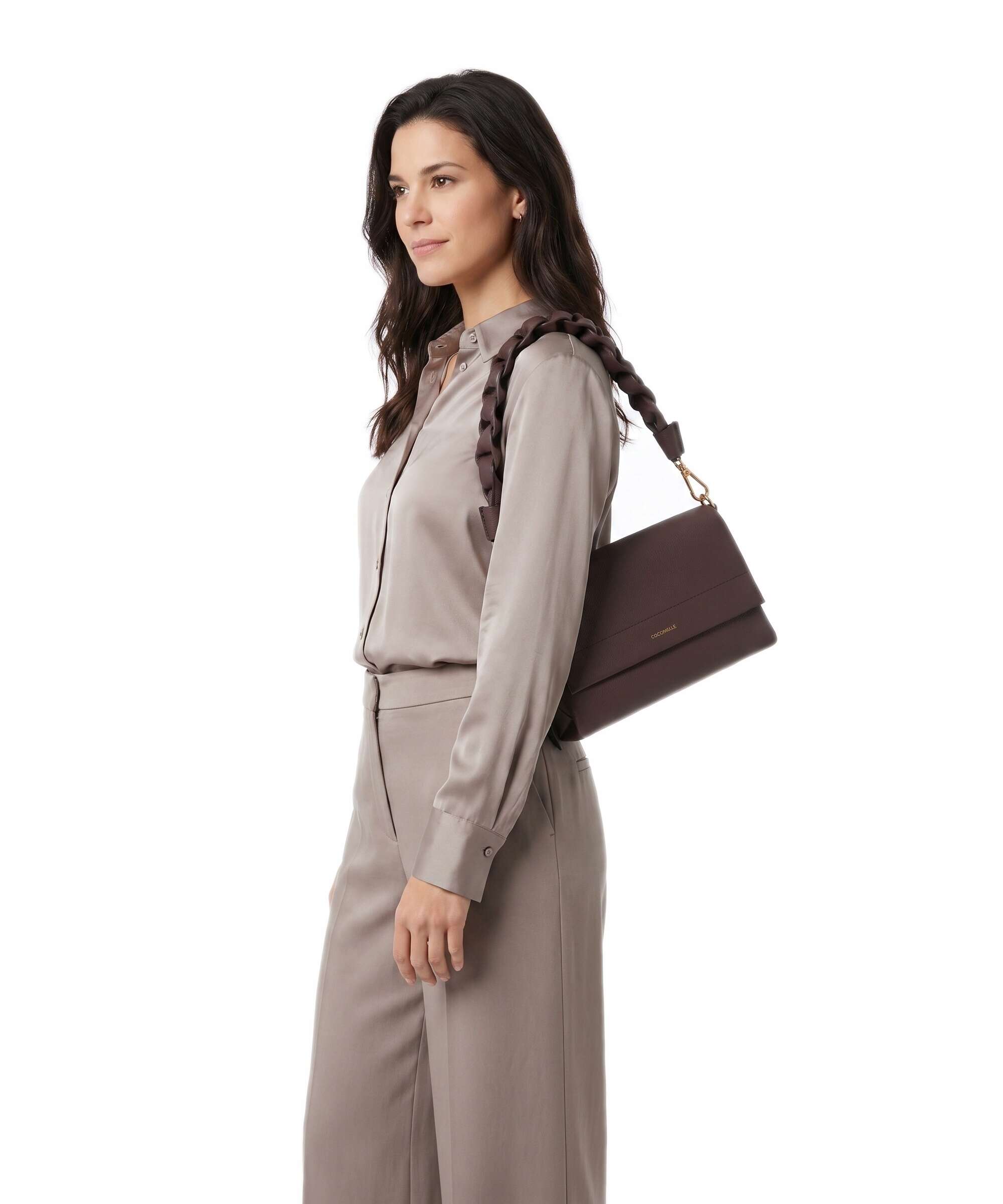 Coccinelle Boheme Grana Double Shoulder bag berry/winter rose