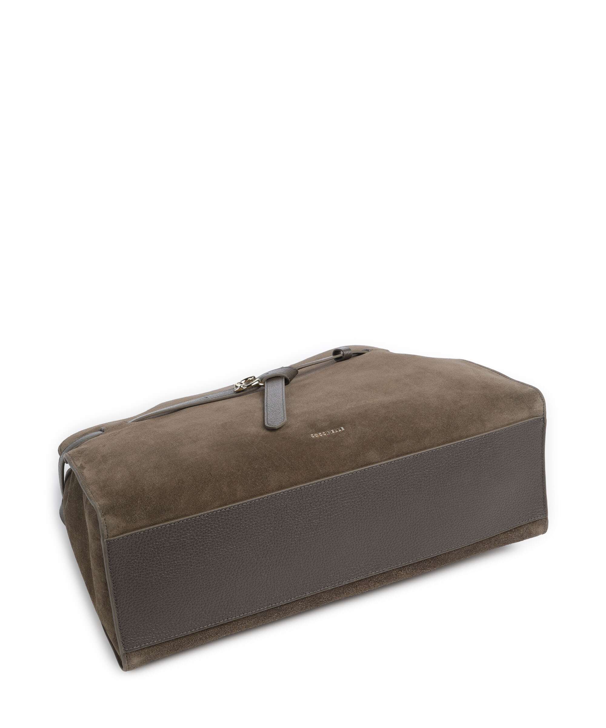 Coccinelle Sabine Suede Handbag fango