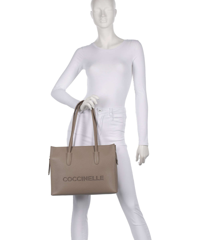 Coccinelle Myrtha Tote bag warm taupe