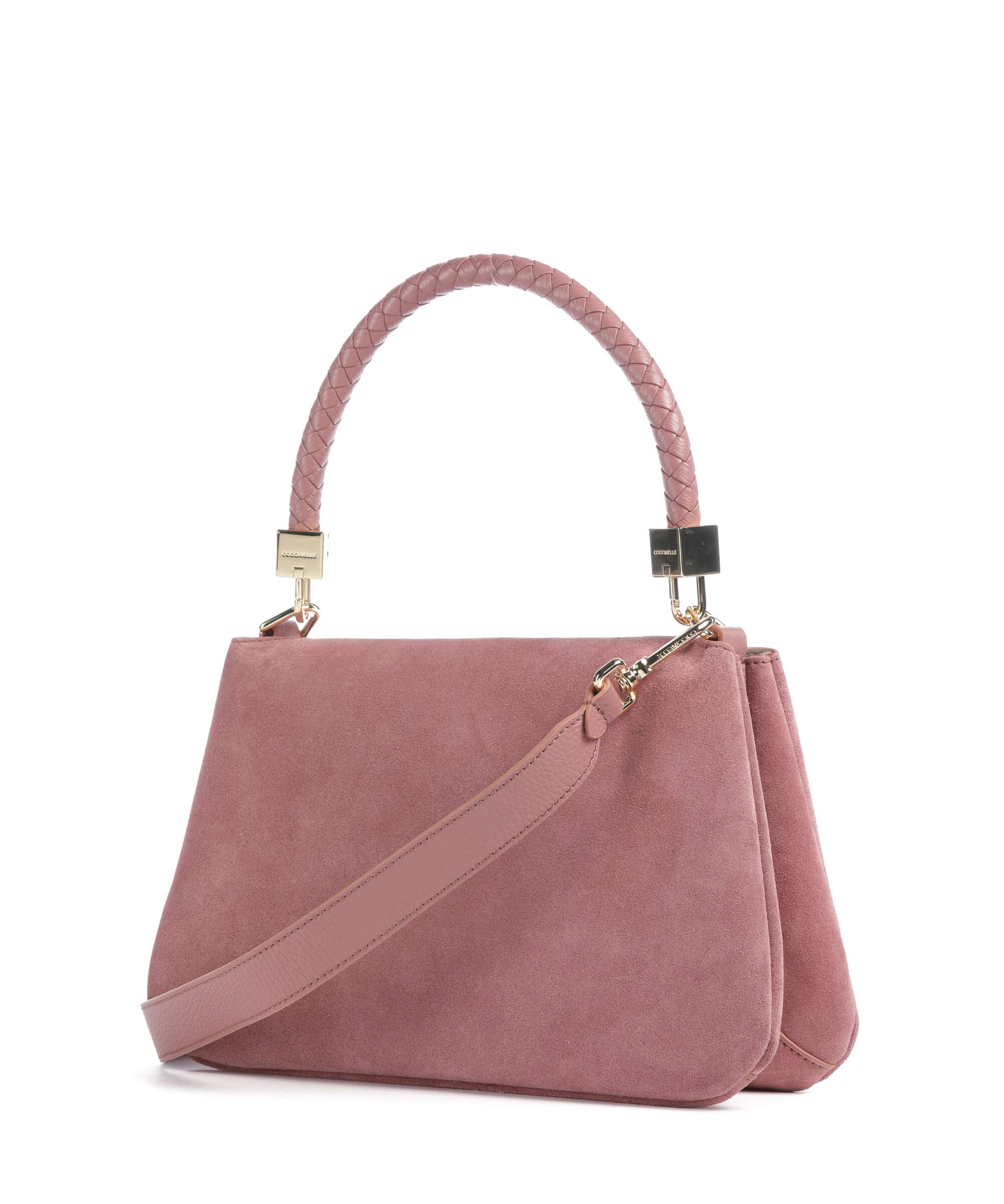 Coccinelle Tiggy Suede Shoulder bag winter rose