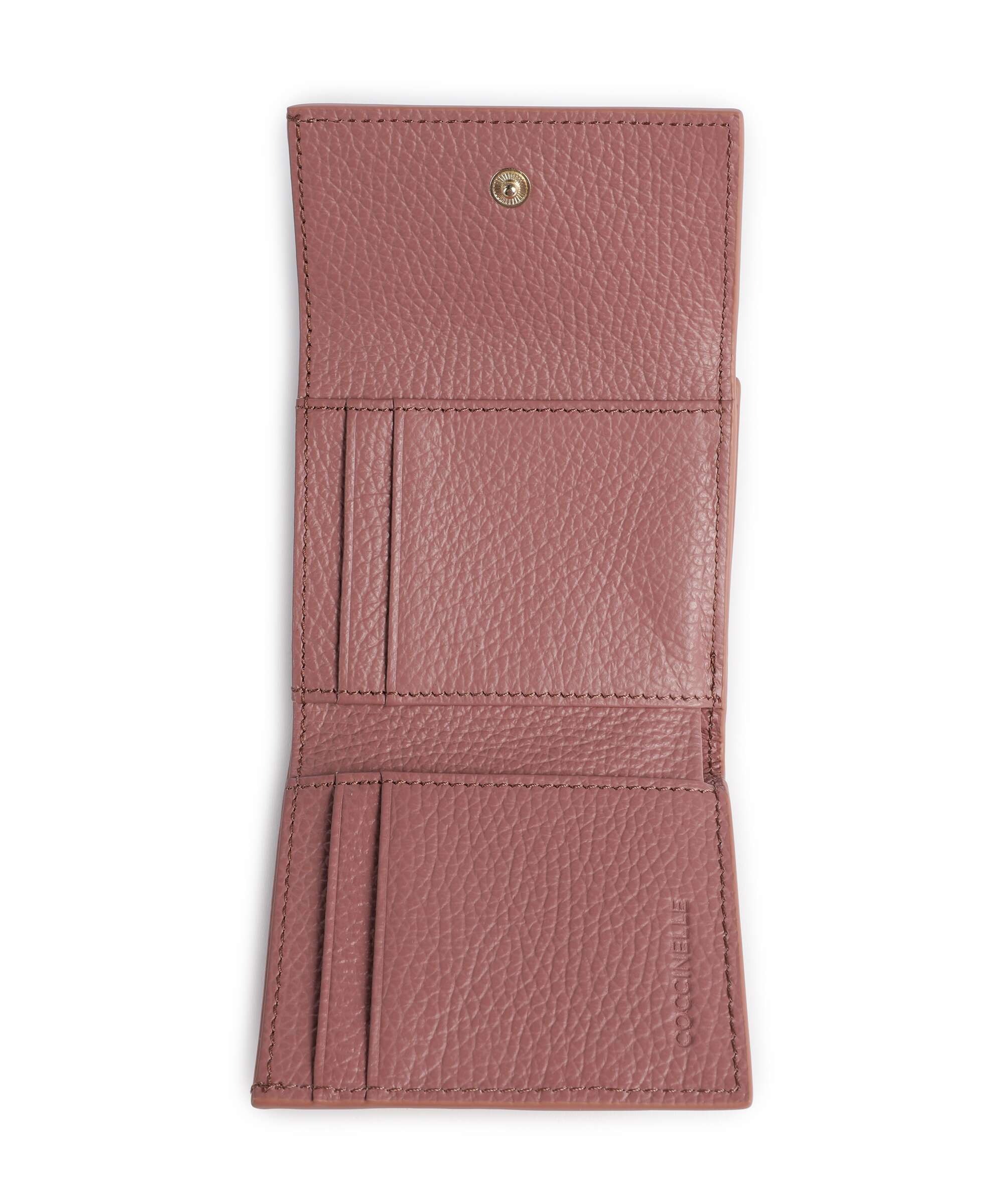 Coccinelle Metallic Soft Wallet winter rose