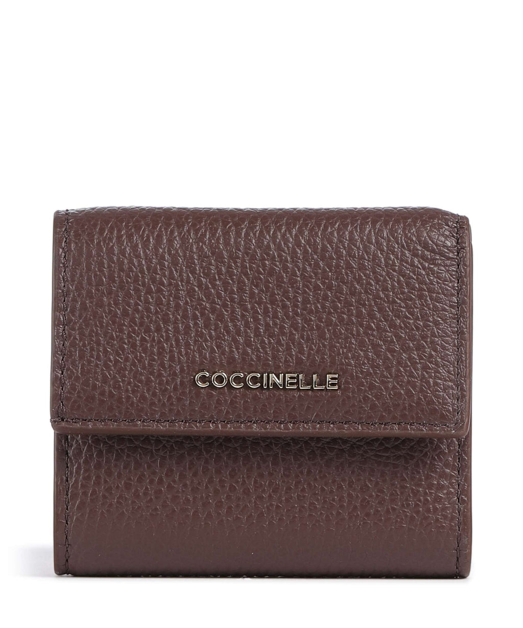 Coccinelle Metallic Soft Wallet berry