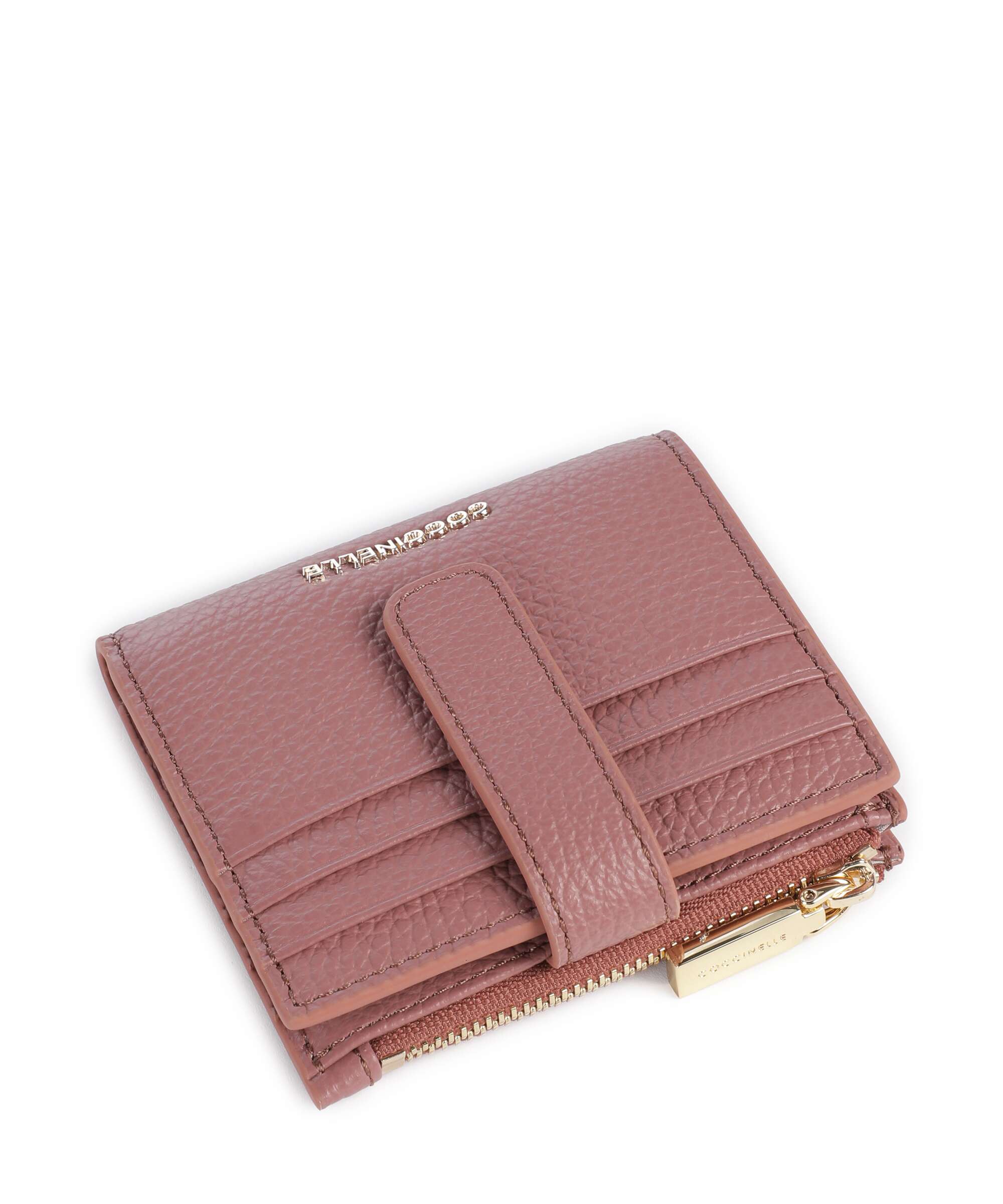 Coccinelle Metallic Soft Wallet winter rose