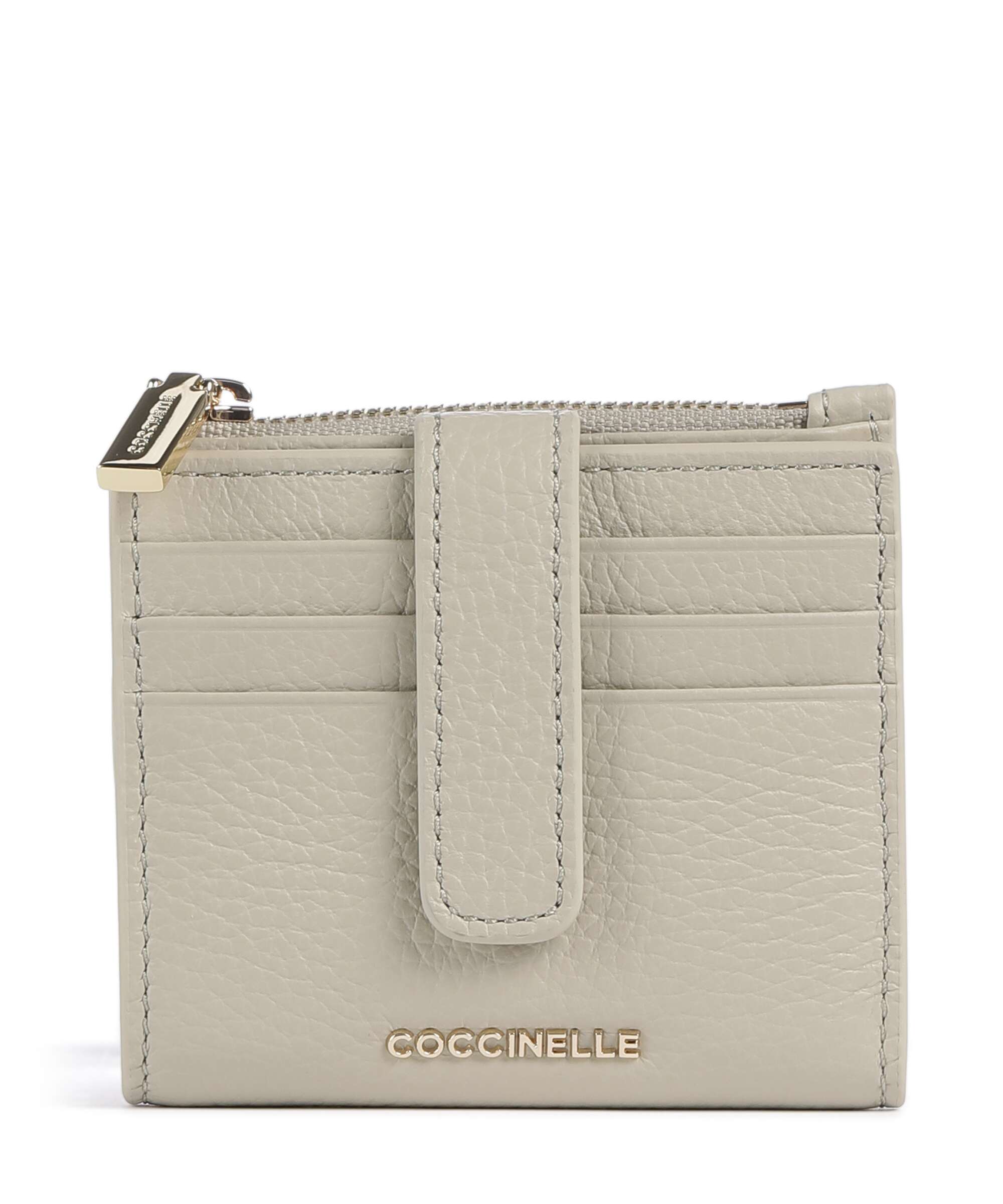Coccinelle Metallic Soft Wallet eucalipto