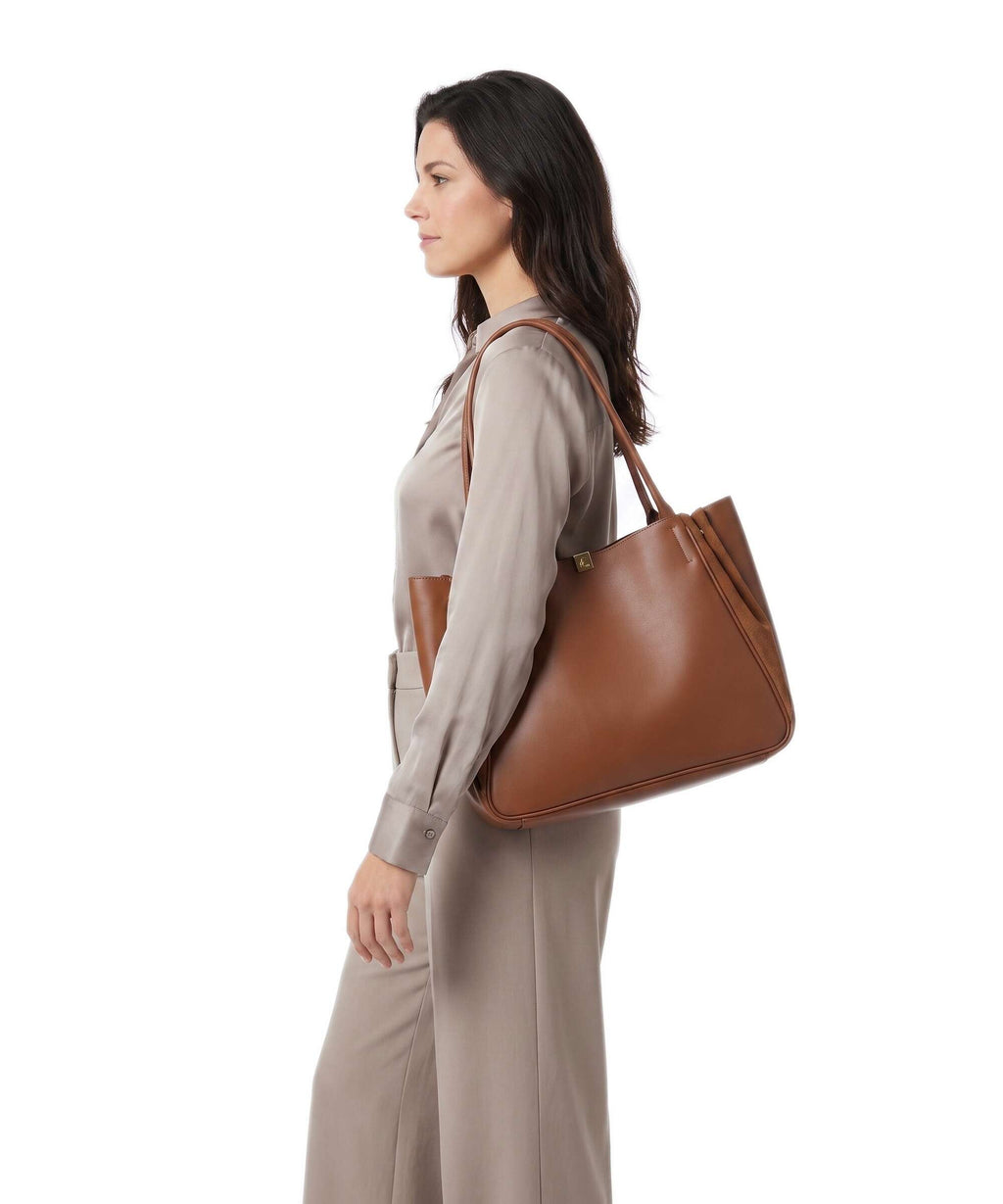 Coccinelle Pansy Tote bag cognac