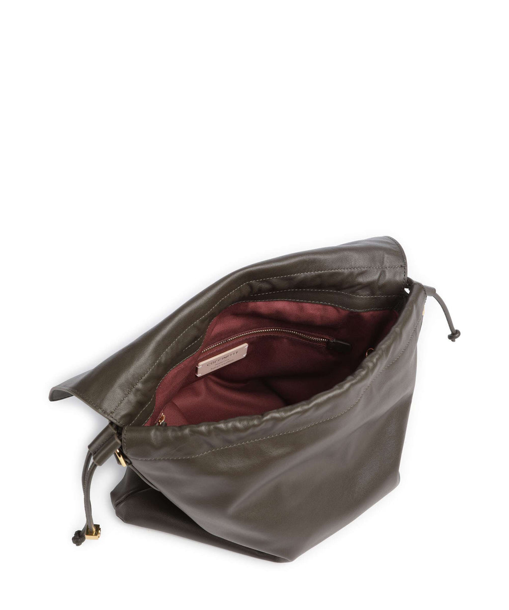 Coccinelle Lidia Hobo bag fango