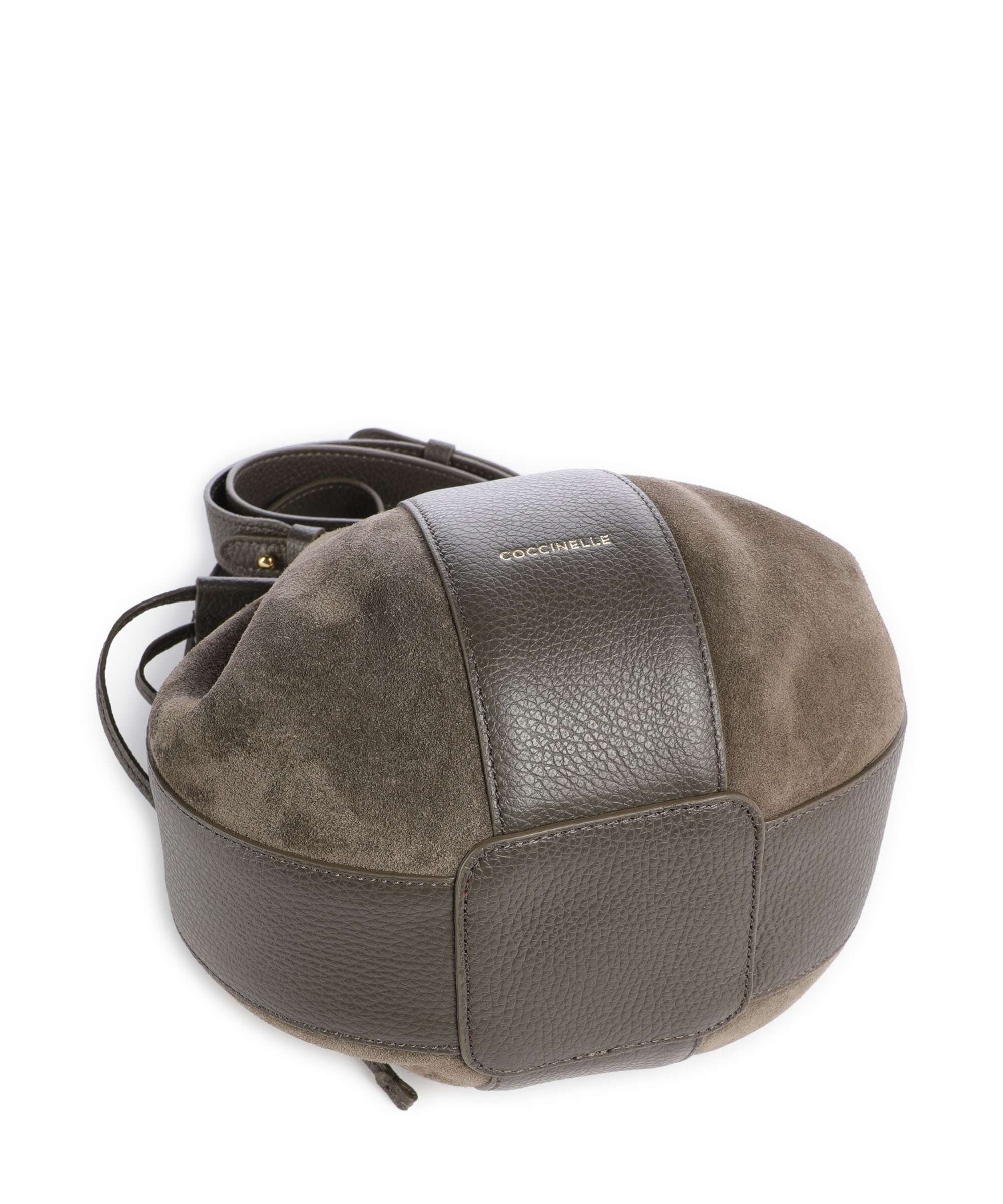 Coccinelle Boom Bucket bag fango