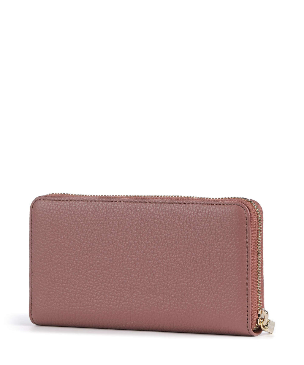 Coccinelle Metallic Soft Wallet winter rose