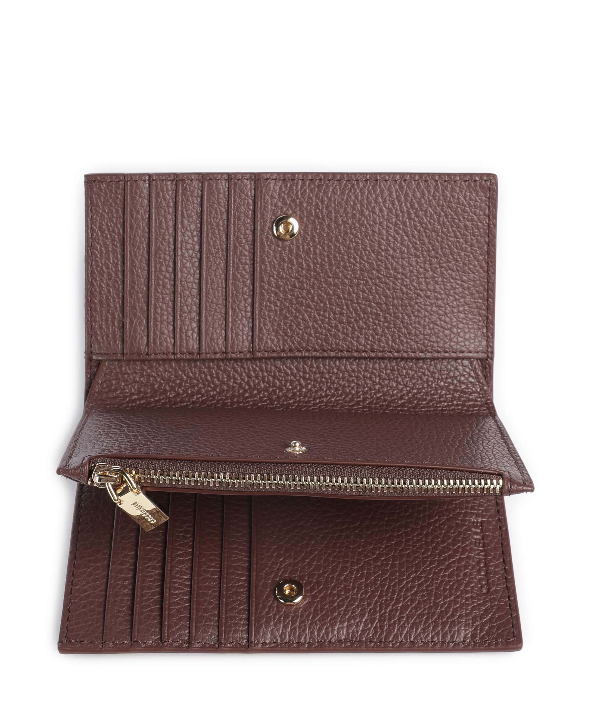 Coccinelle Metallic Soft Wallet berry