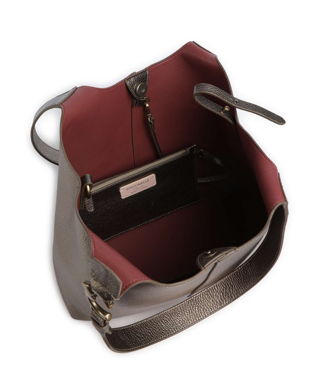 Coccinelle C-Easy Hobo bag antique brass