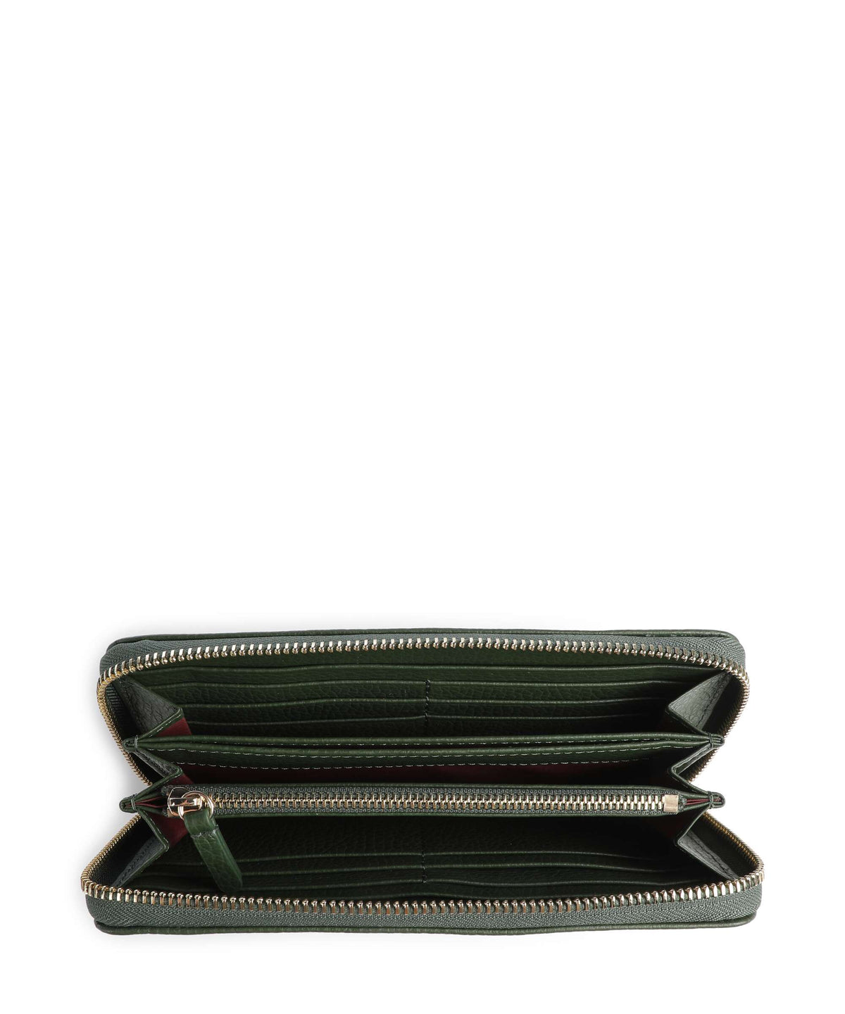 Coccinelle Metallic Soft Wallet garden green
