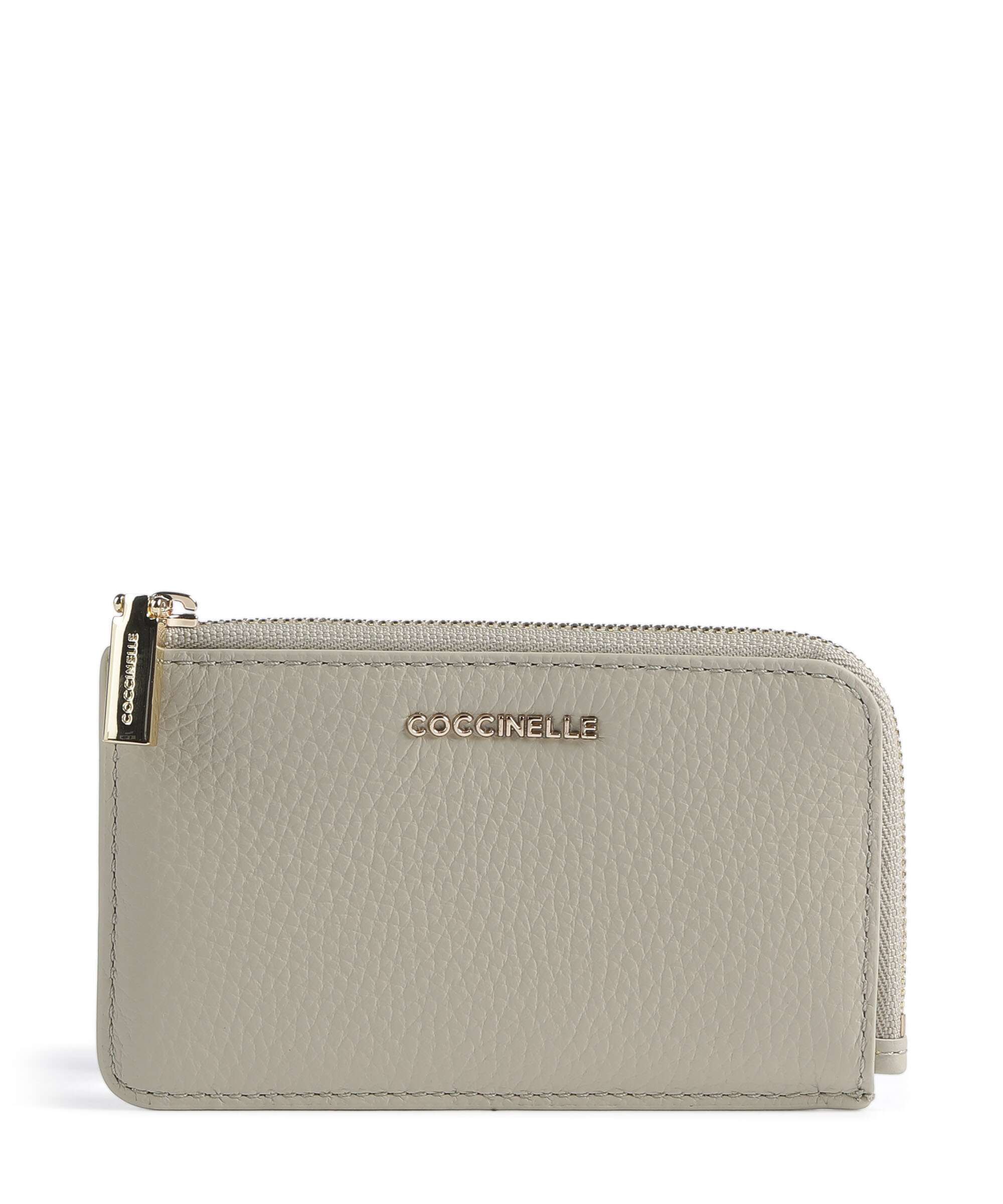 Coccinelle Metallic Soft Credit card holder eucalipto