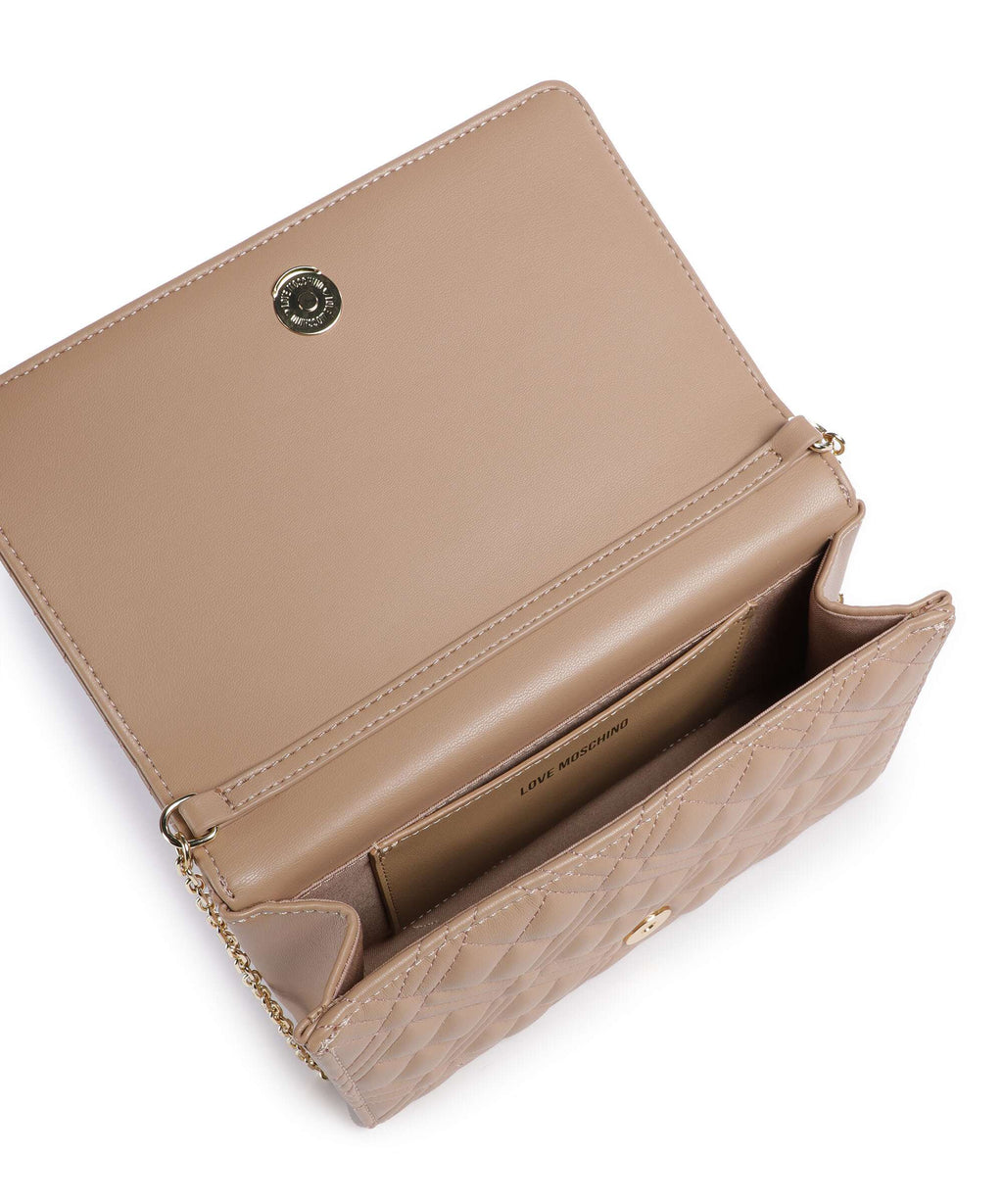 Love Moschino Smart Daily Crossbody bag beige