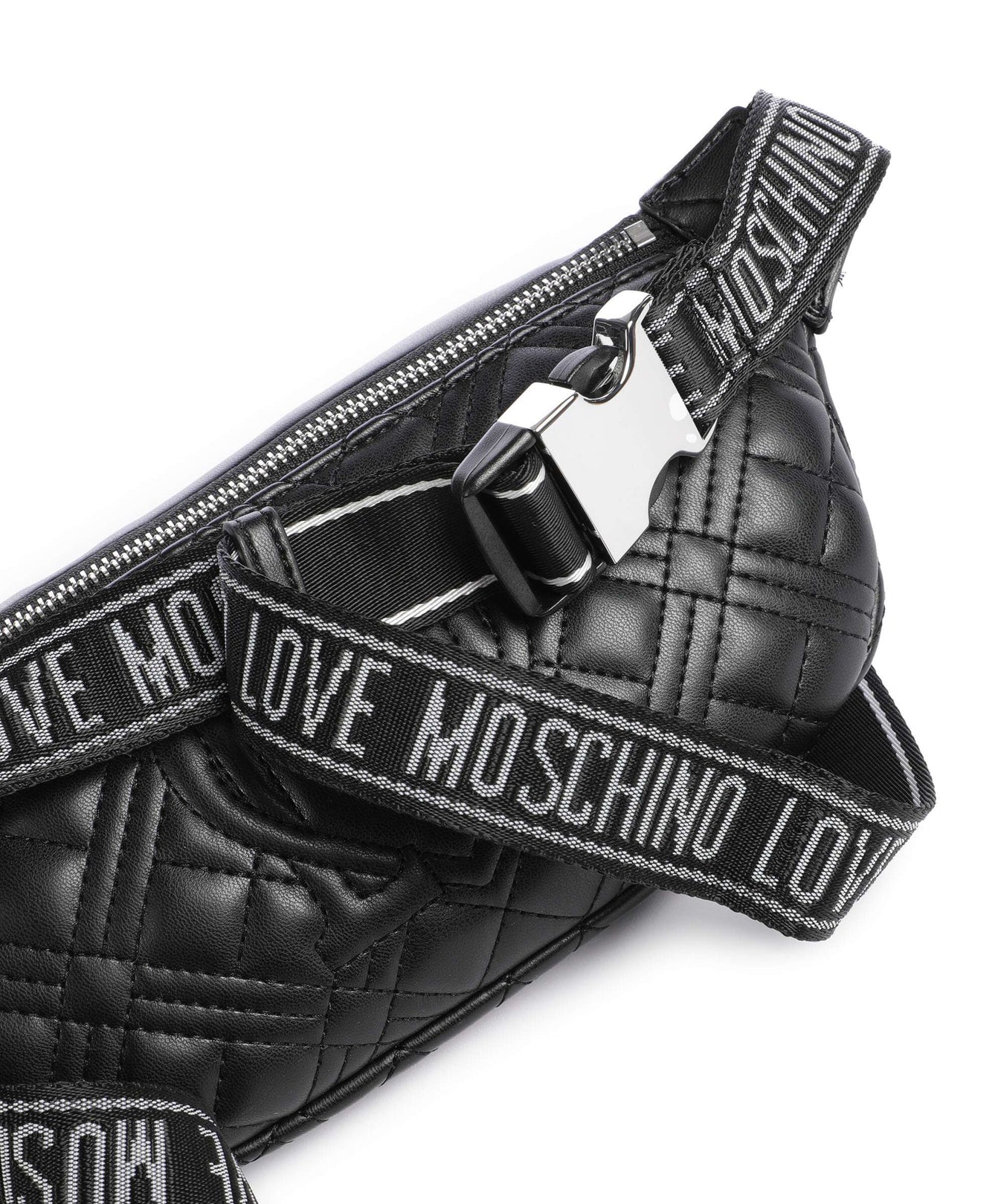 Love Moschino Quilted Fanny pack black