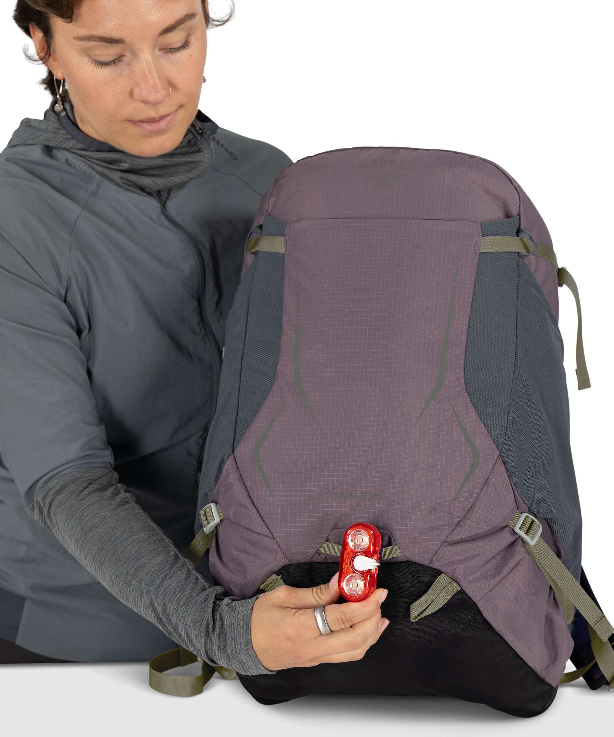 Osprey Hikelite 28 Hiking backpack graphite purple