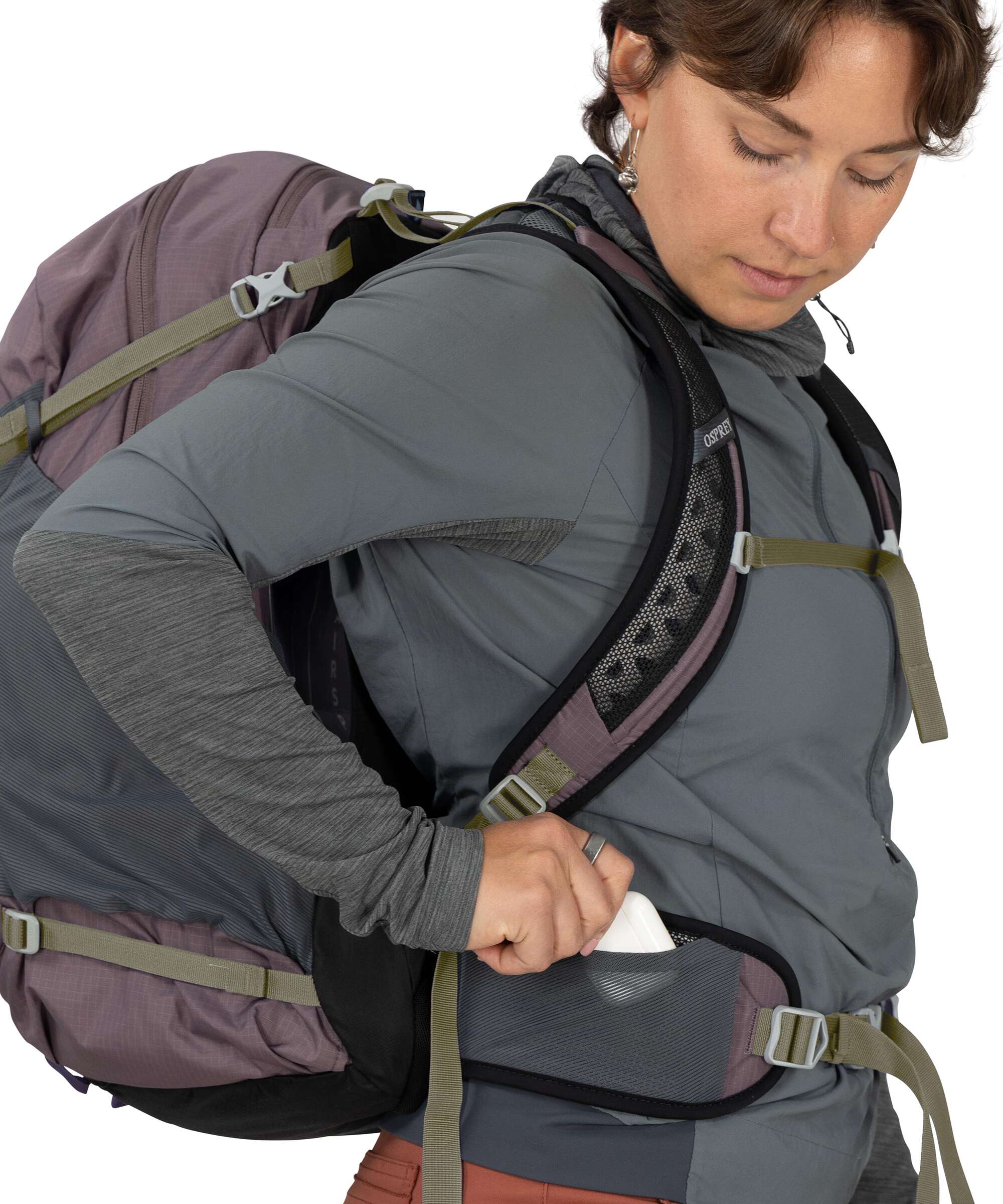Osprey Hikelite 28 Hiking backpack graphite purple