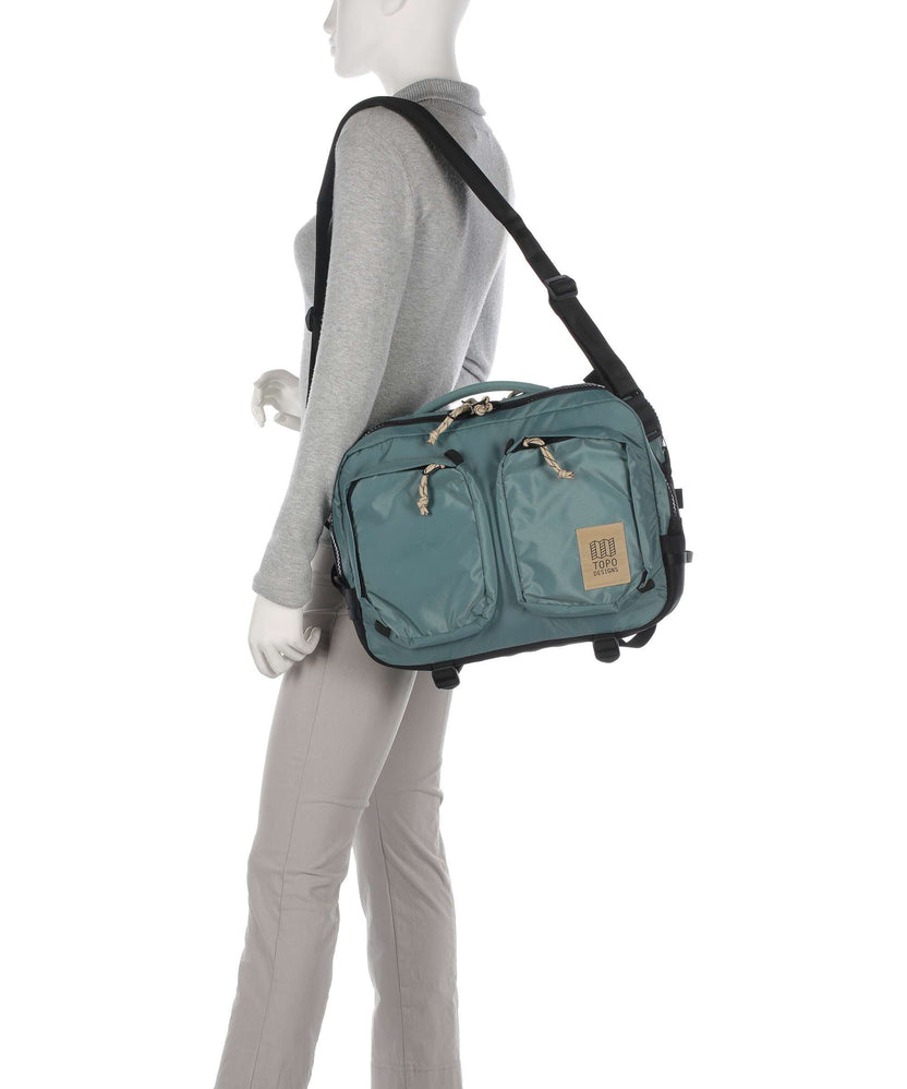 Topo Designs Global Briefcase sea pine